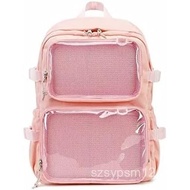 Kawaii Backpack Cute Ita Bag Large School Pink Ita Backpack for Pin Display Women Girl (Pink) WIES