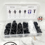 415PCS Set Baut Rivet Plastik untuk Mobil Motor Universal Rivet Bolt Klip