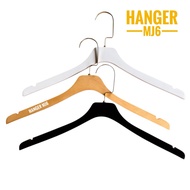 ( HOOK GOLD GP10) ADULT WOODEN HANGER STRAIGHT HEAD JG 1PCS