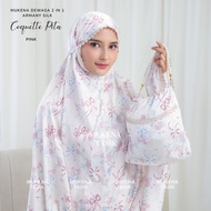 TASIK PRAYER CLOTHES - 2 IN 1 ADULT PRAYER CLOTHES ARMANY SILK COQUETTE RIBBON
