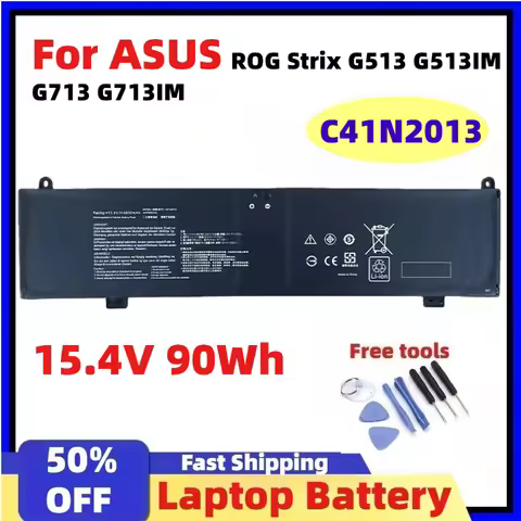 For ASUS ROG Strix G513 G513IM G713 G713IM G713QM ROG G533 G533QM G533QR G733ZM Laptop Battery, 90W 