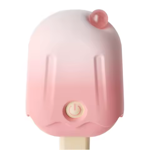 Mini Ice Cream Vibrator, Sucking and Vibrating, Female Clitoral Nipple Stimulation Masturbation Devi