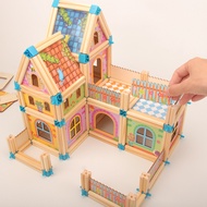 Children's Gifts, Assembly Smart Toys, 3-10 Years Old, Hands-on Ability, 3D Puzzle, House Model, Woodengo7gj3