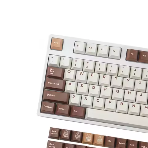 PBT Keycaps Cherry Profile DYE-Sublimation 165 Keys GMK Tiramisu Keycap For Gaming Mechanical Keyboa