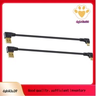 Gold Plated 15CM Short 90 Degree USB 2.0 1m Short 90 Degree USB 2.0 to Micro USB USB Male Cable Plat