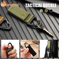 [Marvelous]  Webbing Carabiner Belt Clip / Nylon Magic Keychain / Waist &amp; Backpack Fastener Bottle Cage / Outdoor Climbing Tactical Stand Hook Strip
