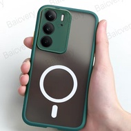 Casing For Realme C75X 4G 14X 5G C73 Narzo 80 Lite With Magnetic Sticker Matte TPU Protective Shockp