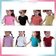 ✾✴✹ LJ8.6 Baju T shirt Budak Perempuan Chiffon Kids Tshirt Baby Girl Trendy Baju Kanak Kanak Perempuan Girl s Clothing