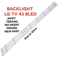 LG 43 43UF640T 43UF640 43UF640 43UF 8LED 8K 3V BL BACKLIGHT LED LAMP