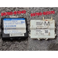 *USED*  ORI Perodua Myvi Ecu Immobilizer Box Transponder Key 89780-B1040/89780-BZ070