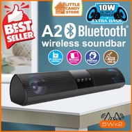LED Bluetooth Speaker HiFi Stereo Bass Wireless Soundbar with FM/USB/AUX/TF/USB For Smartphone PC TV