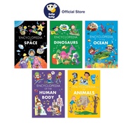 5 Books Gift Set Encyclopedia Collection for Kids on Space Dinosaurs Oceans Animals Human Body