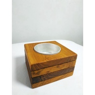 MABKHARA /TEMPAT BAKAR GAHARU BUKHOOR BUATAN KAYU JATI