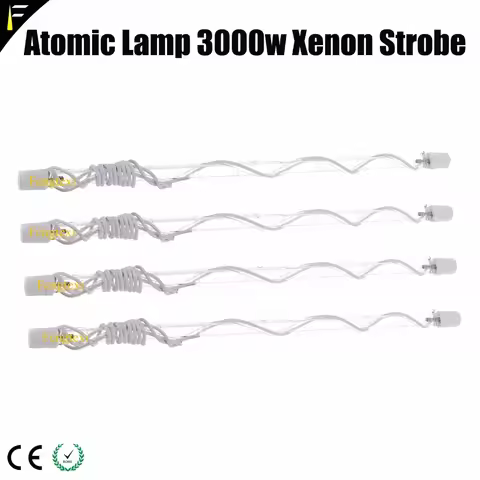 4PCS Stage Strobe Tube Lamp XOP 1000w/1500w Atomic 3000w 5600k Strobe Pulse Tube for Stage DJ/Disco