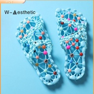 W-AESTHETIC Home Massage Shoes Stress Relief Relaxation Gifts Slippers Foot Massager Reflexology Sandals Acupressure
