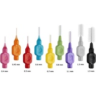 Set of 3 TePe Interdental Brushes Sizes Available - For in between teeth bracket / braces