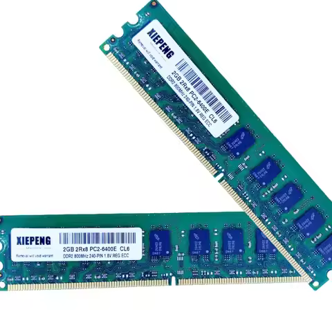 Server RAM 4GB DDR2 667MHz 2GB 2Rx8 PC2-6400E Unbuffered ECC Memory for IBM System x3350 x3610 x3100