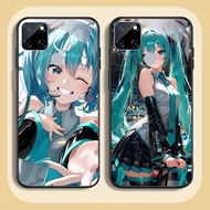 NC-36 Hatsune Miku Kaca Glass Case For Realme C12 C25Y C25 C25S C21Y C15 C21 Narzo 30A 20 OPPO A15 A