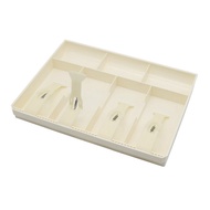 4 Grid Replacement Box Money Supermarket Cash Register Tray Ho With Clip Coin Drawer Shop ABS Cashier Classify Organizer