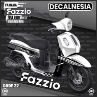 Decal Fazzio New Full Body Motorcycle Sticker 2022 Yamaha Sticker Variation Simple Accessories Decal