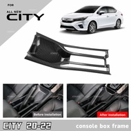 Vemart honda city rs gn2 hatchback carbon fiber Console Box frame cover garnish accessories Interior