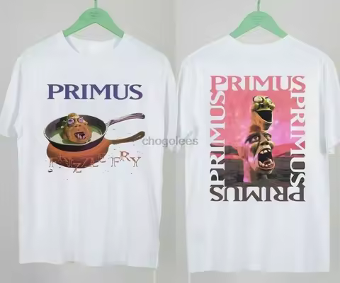 Vintage 1990 Primus Frizzle Fry T-Shirt Primus T-Shirt Primus Rock Band Shirt