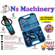 18V CORDLESS IMPACT DRILL WITH ACCESSORIES