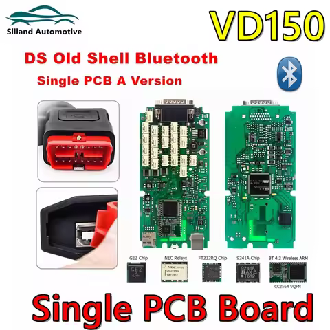 Quality A+ V2021.11 V2020.23 Multidiag Pro+ VD150 Single PCB Board TCS Pro Scanner OBD2 Code Reader 