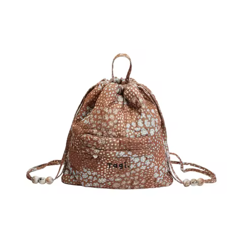 Tagi. Fabric Backpack Regular Unisex Hazelnut Orchard 24BD058