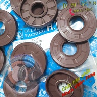 [10 cái] Phốt dầu Viton chịu nhiệt 200 độ C kháng hóa chất SOG TC 20*52*8 Phớt lò xo chặn nhớt trục 