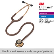 3M Littmann Classic III Stethoscope 27 inch #5809 (Chocolate Tube Copper-Finish Chestpiece Stainless