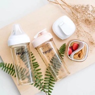 hegen 金色奇蹟PPSU多功能方圓型寬口奶瓶 雙瓶組-330ml