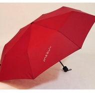 BEAR - 簡約糖果色三折疊晴雨傘（酒紅色 53.5*8K）