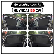 Magnetic curtain type 1 for Hyundai i30, i20, Set of 4 standard car form panels, Anti-UV -