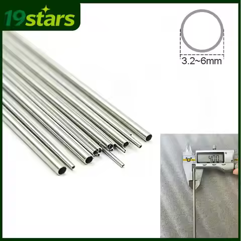 316L Stainless Steel Capillary Pipe Tube OD 3.2 3.3 3.5 3.6 3.9 4 4.5 5 5.5 6mm ID 5-1mm Corrosion R