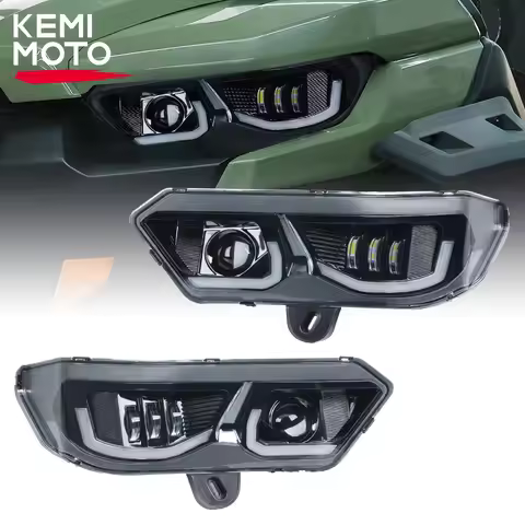 UTV LED Headlights Assembly Kit for Can-Am Defender HD5 HD8 HD10 HD7 HD9 PRO HD10 MAX Head Light Hea