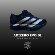 ADDAS ADIZERO EVO Sl IRON METALLIC PREMIUM ORIGINAL RUNNING SHOES