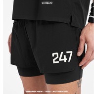 247 Retriever Running Trail Short Jet Black (100% Authentic)