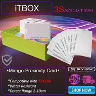 MANGO RFID Proximity EM ID Card 125Khz 1.8mm | Standard EM4200,EM4100,TK4100 White | Serial Number