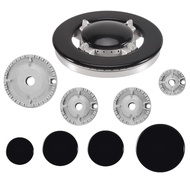 (REJY) Gas Stove Burner CapsGas Stove Burner Caps Set 5 PSBurner Caps for Stove Top Covers Replaceme