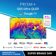 PRISM+ Q55 Ultra | 4K QLED Google TV | 55 inch | Quantum Colors | Google Playstore | Inbuilt Chromecast