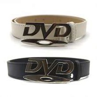 Unisex Retro DVD Buckle Decorative Belt, Black & White Multi-Functional Belt Suitable For Jeans, Chi