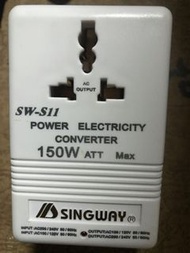 SingWay電源 150W變壓器220V轉110V或110轉220雙向互換(3C認證)