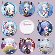 Kamisato Ayaka Genshin impact pin 3 different pieces/ Kamisato Ayaka badge