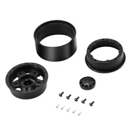 8PCS Plastic Beadlock 2.2 Wheel Hub Wheel Rims for 1/10 RC Crawler Car Axial SCX10 Wraith Capra RR10