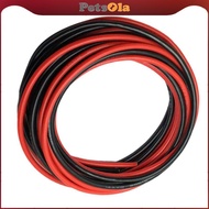 [PETSOLA] 14AWG Gauge Silicone Wire Flexible Stranded Copper Cables 10ft for RC Parts