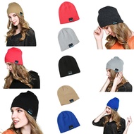 Wireless Headset Smart Cap Bluetooth Soft Warm Beanie Hat Headphone Speaker Mic eai
