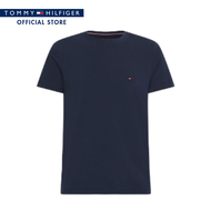 Tommy Hilfiger เสื้อยืด ผู้ชาย รุ่น MW0MW34899 DW5 - สีน้ำเงิน