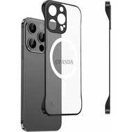 Designed for iPhone 16 Pro Max Slim Magnetic Case, Ultra Thin Magnetic Cover, Anti-Yellow Frameless 