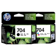 Original HP 704 Ink Cartridge Ink Printer Black & Color